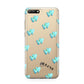 Personalised Blue Hearts Huawei Y6 2018