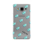Personalised Blue Hearts Samsung Galaxy A3 Case