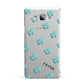 Personalised Blue Hearts Samsung Galaxy A7 2015 Case