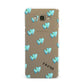 Personalised Blue Hearts Samsung Galaxy A8 Case