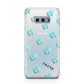 Personalised Blue Hearts Samsung Galaxy S10E Case
