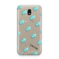 Personalised Blue Hearts Samsung J5 2017 Case