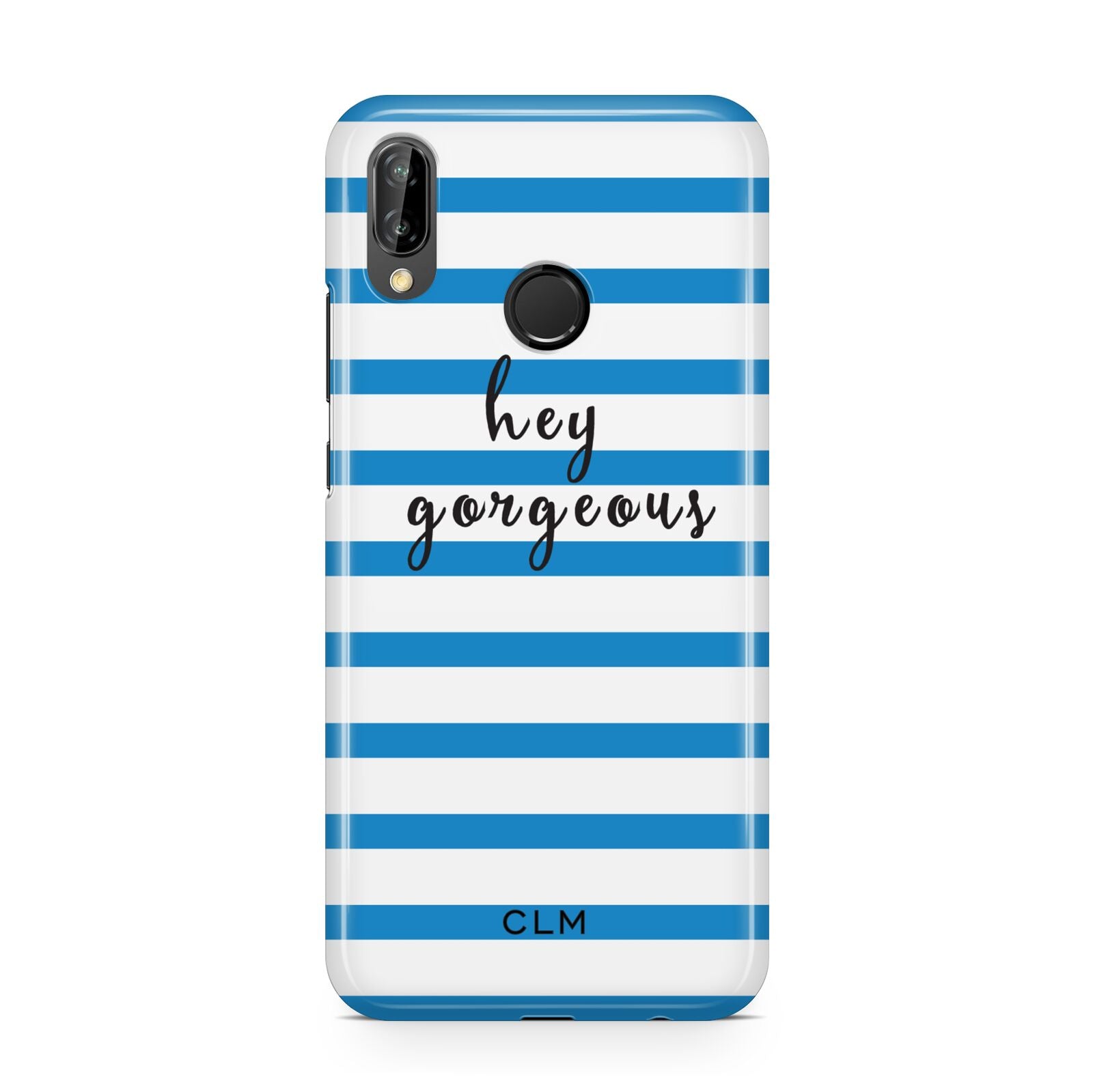 Personalised Blue Hey Gorgeous Huawei P20 Lite Phone Case