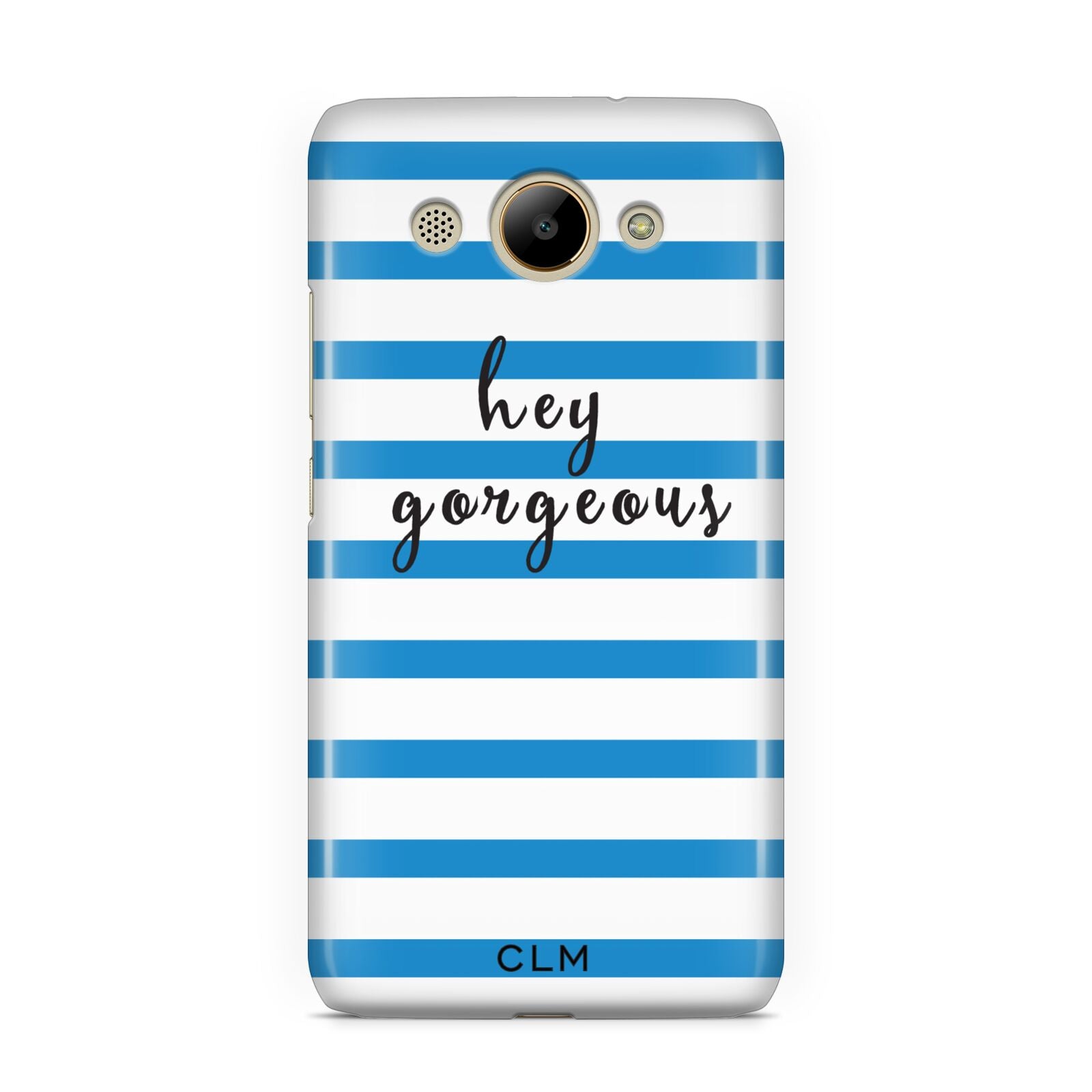 Personalised Blue Hey Gorgeous Huawei Y3 2017