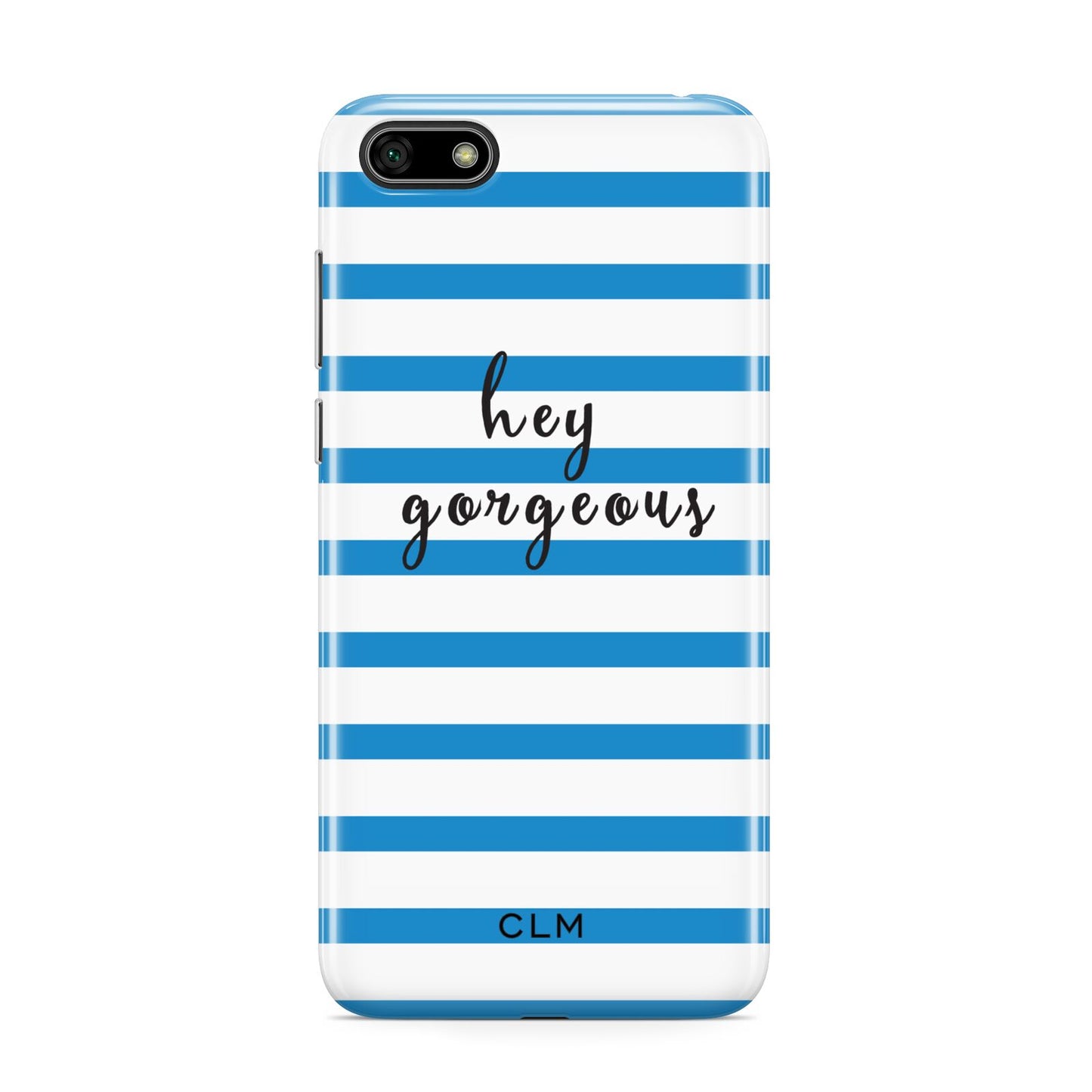 Personalised Blue Hey Gorgeous Huawei Y5 Prime 2018 Phone Case