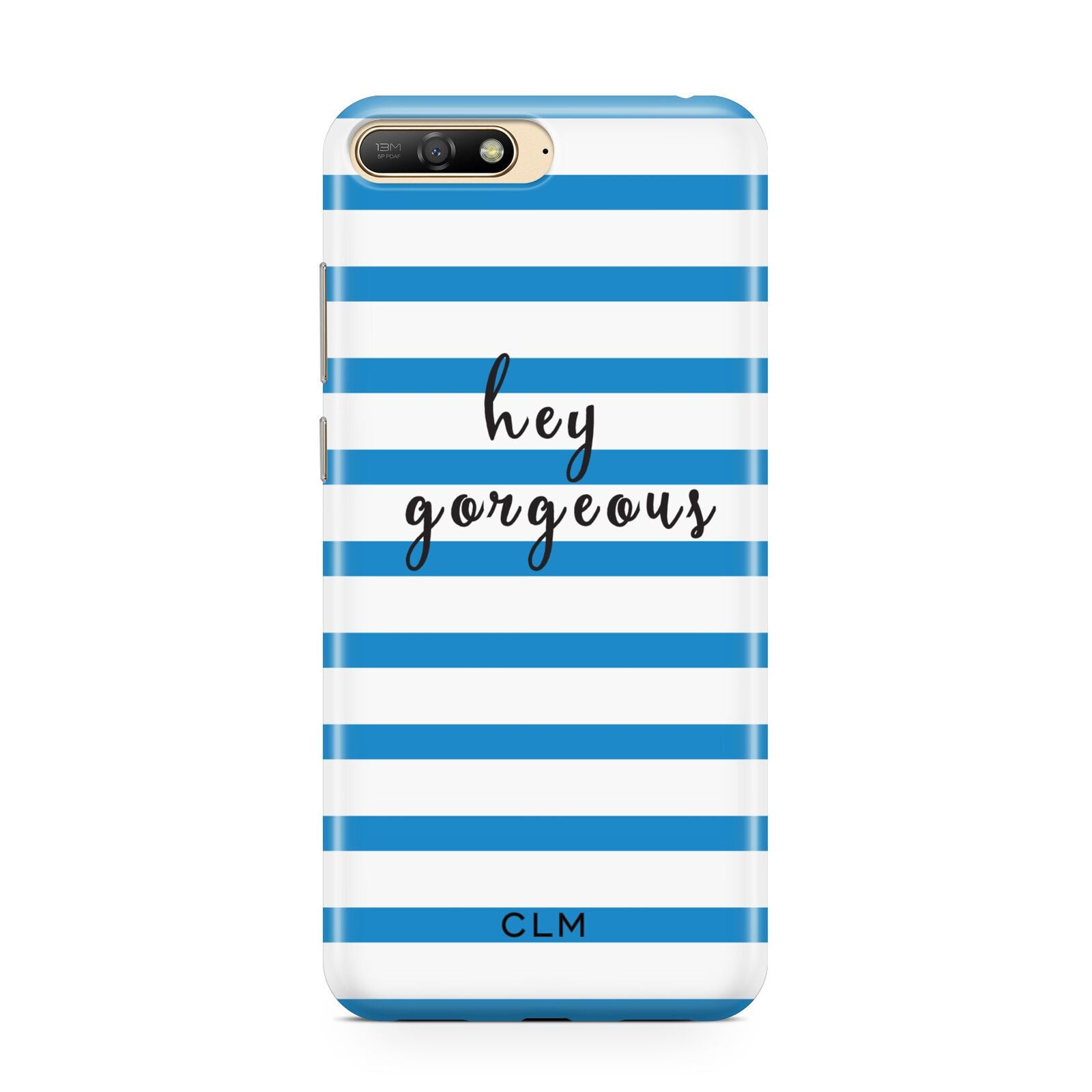 Personalised Blue Hey Gorgeous Huawei Y6 2018