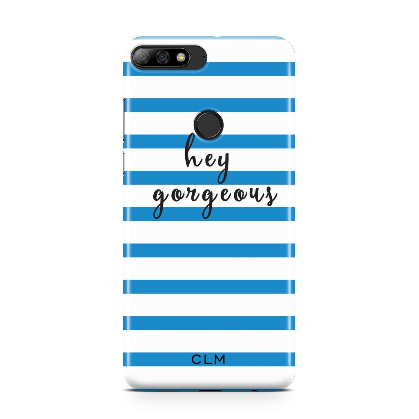 Personalised Blue Hey Gorgeous Huawei Y7 2018