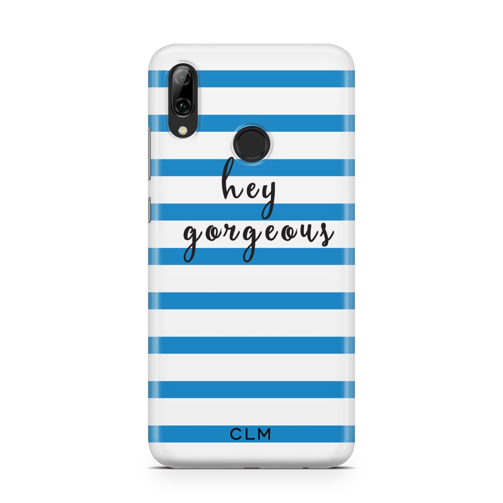 Personalised Blue Hey Gorgeous Huawei Y7 2019