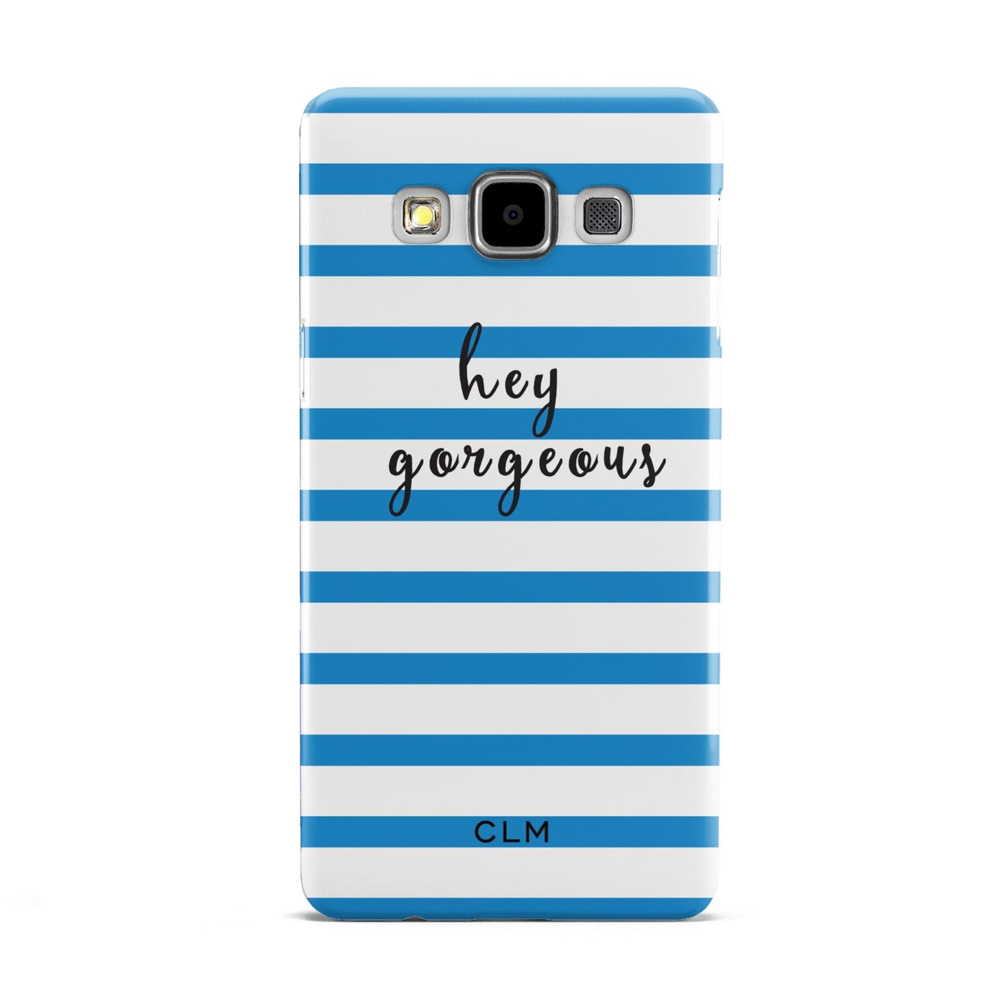 Personalised Blue Hey Gorgeous Samsung Galaxy A5 Case