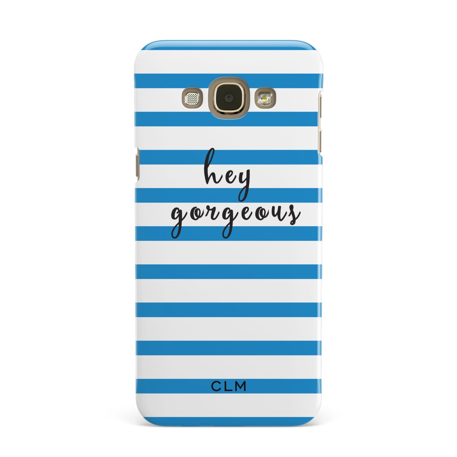 Personalised Blue Hey Gorgeous Samsung Galaxy A8 Case