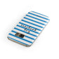 Personalised Blue Hey Gorgeous Samsung Galaxy Case Front Close Up