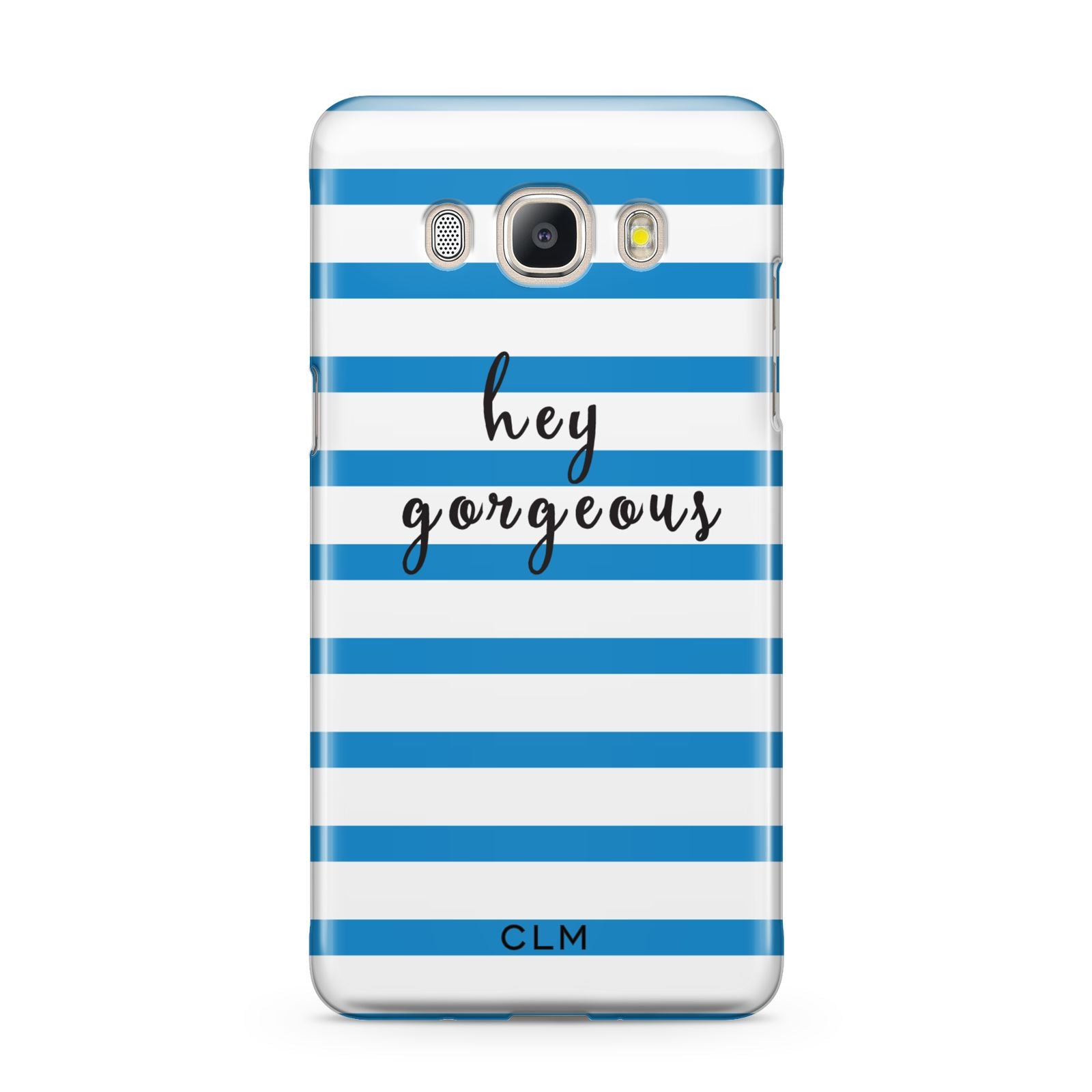 Personalised Blue Hey Gorgeous Samsung Galaxy J5 2016 Case