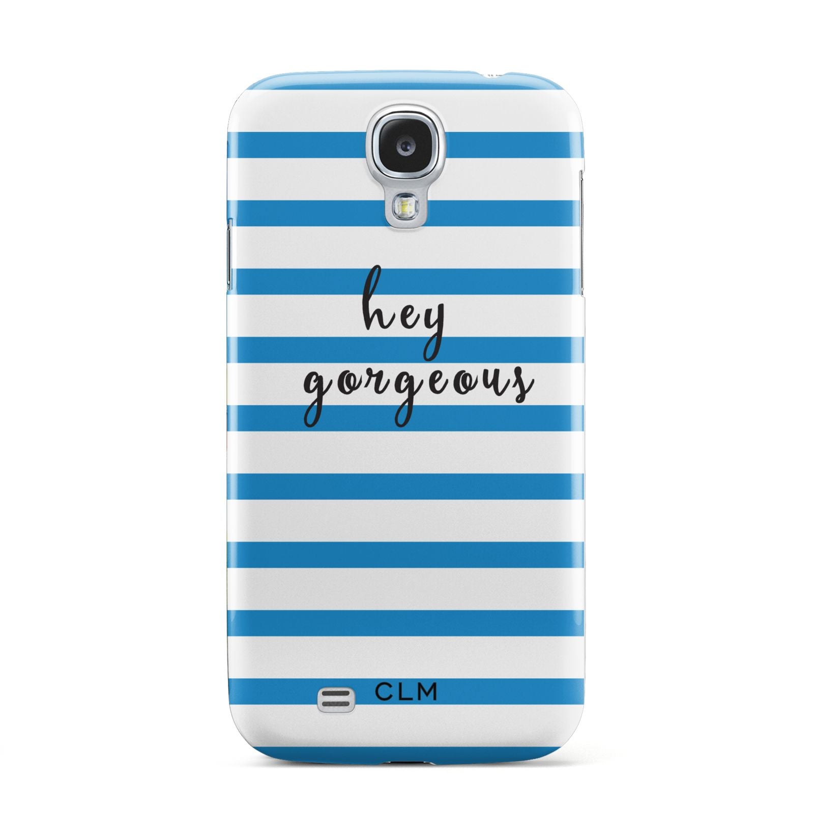 Personalised Blue Hey Gorgeous Samsung Galaxy S4 Case