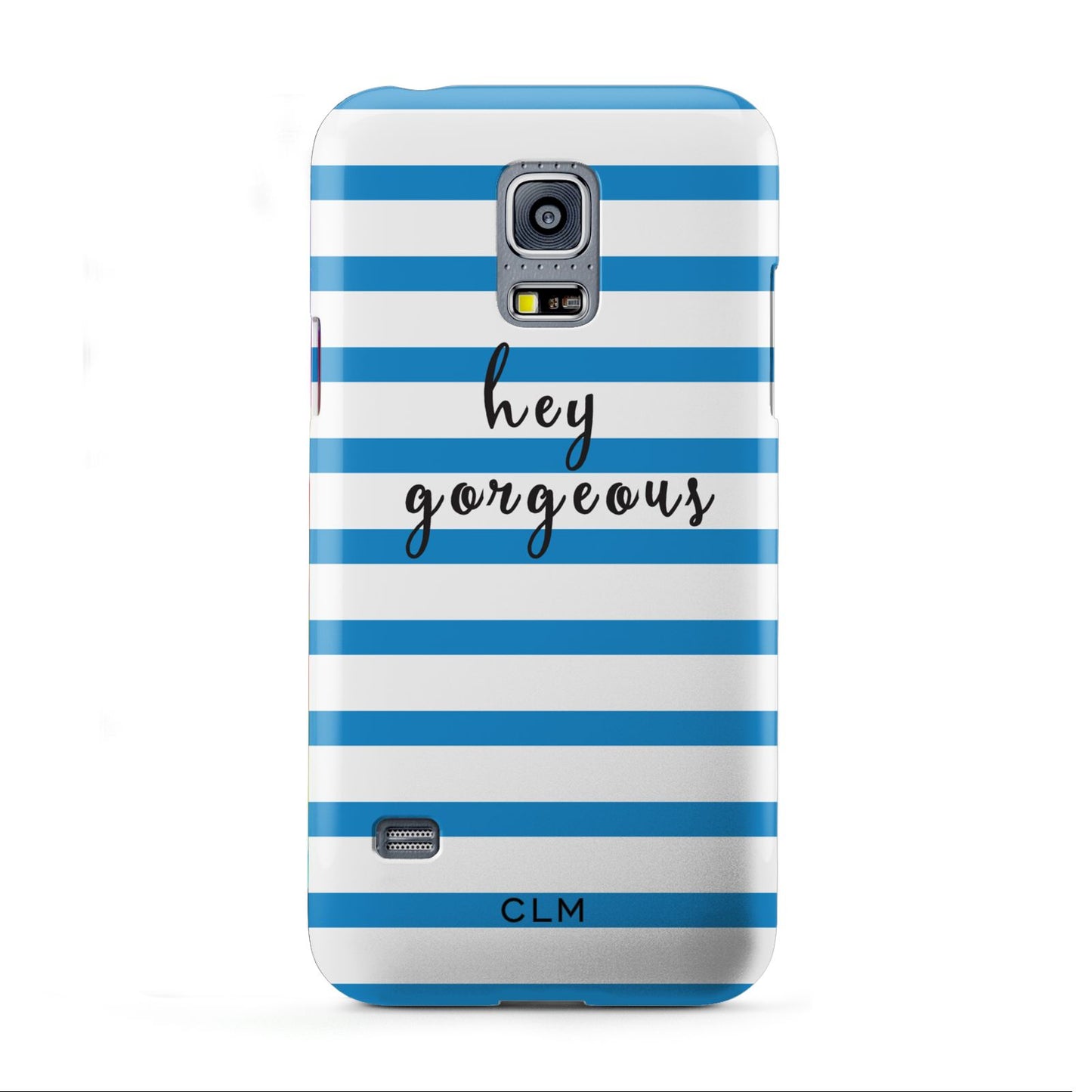 Personalised Blue Hey Gorgeous Samsung Galaxy S5 Mini Case