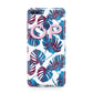 Personalised Blue Monstera Leaves Huawei P Smart Case