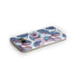Personalised Blue Monstera Leaves Samsung Galaxy Case Side Close Up.jpg