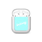 Personalised Blue Name AirPods Case