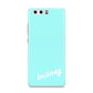 Personalised Blue Name Huawei P10 Phone Case