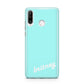 Personalised Blue Name Huawei P30 Lite Phone Case