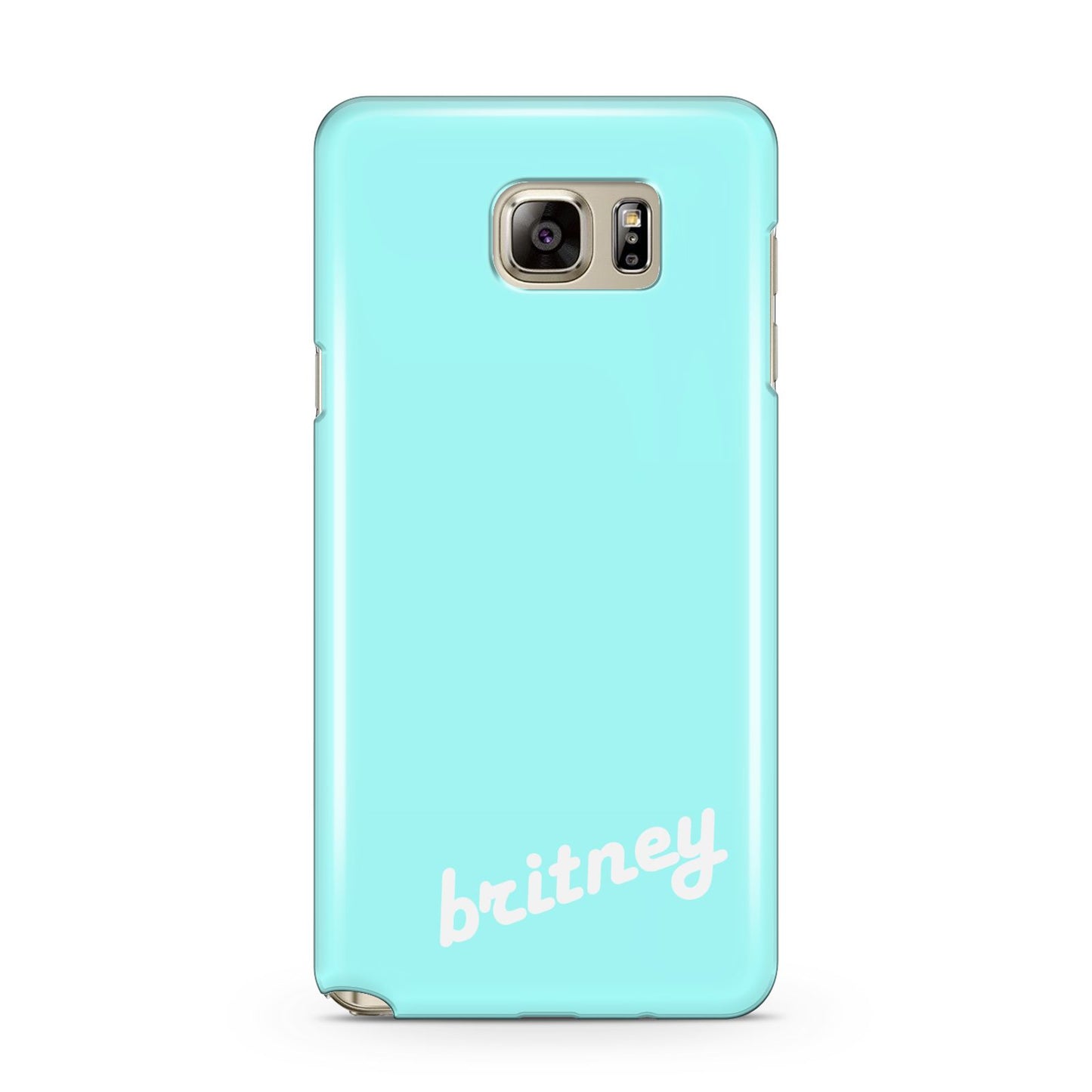 Personalised Blue Name Samsung Galaxy Note 5 Case