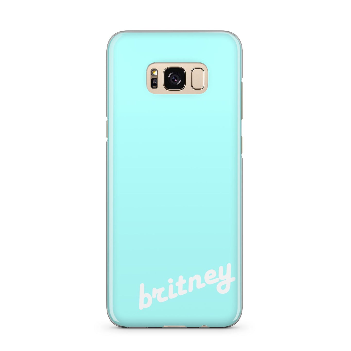 Personalised Blue Name Samsung Galaxy S8 Plus Case