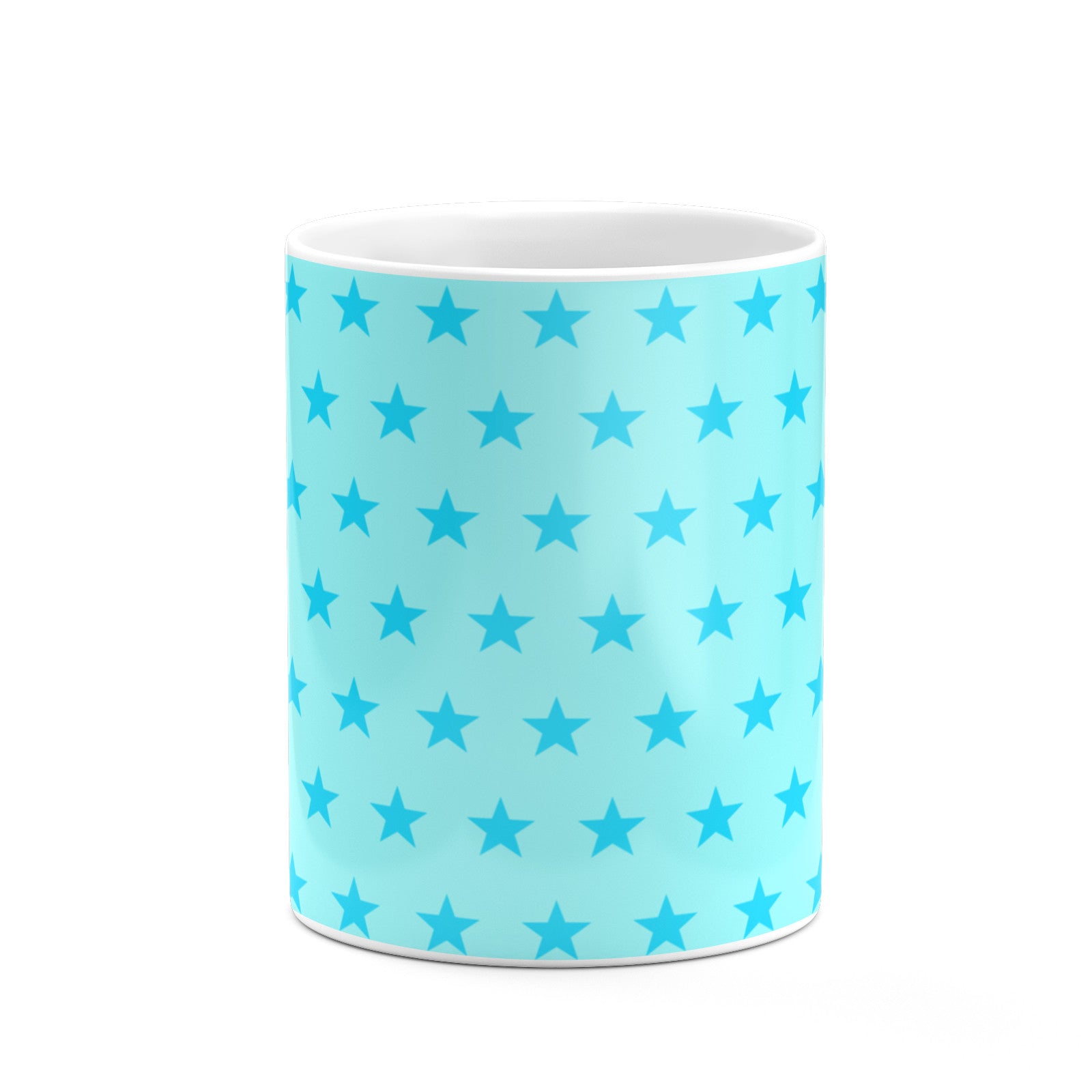 Personalised Blue Stars 10oz Mug Alternative Image 7