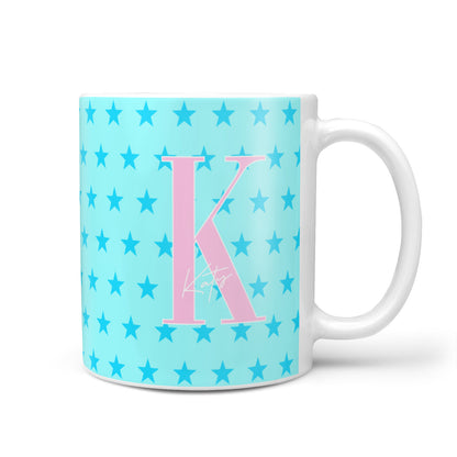Personalised Blue Stars 10oz Mug