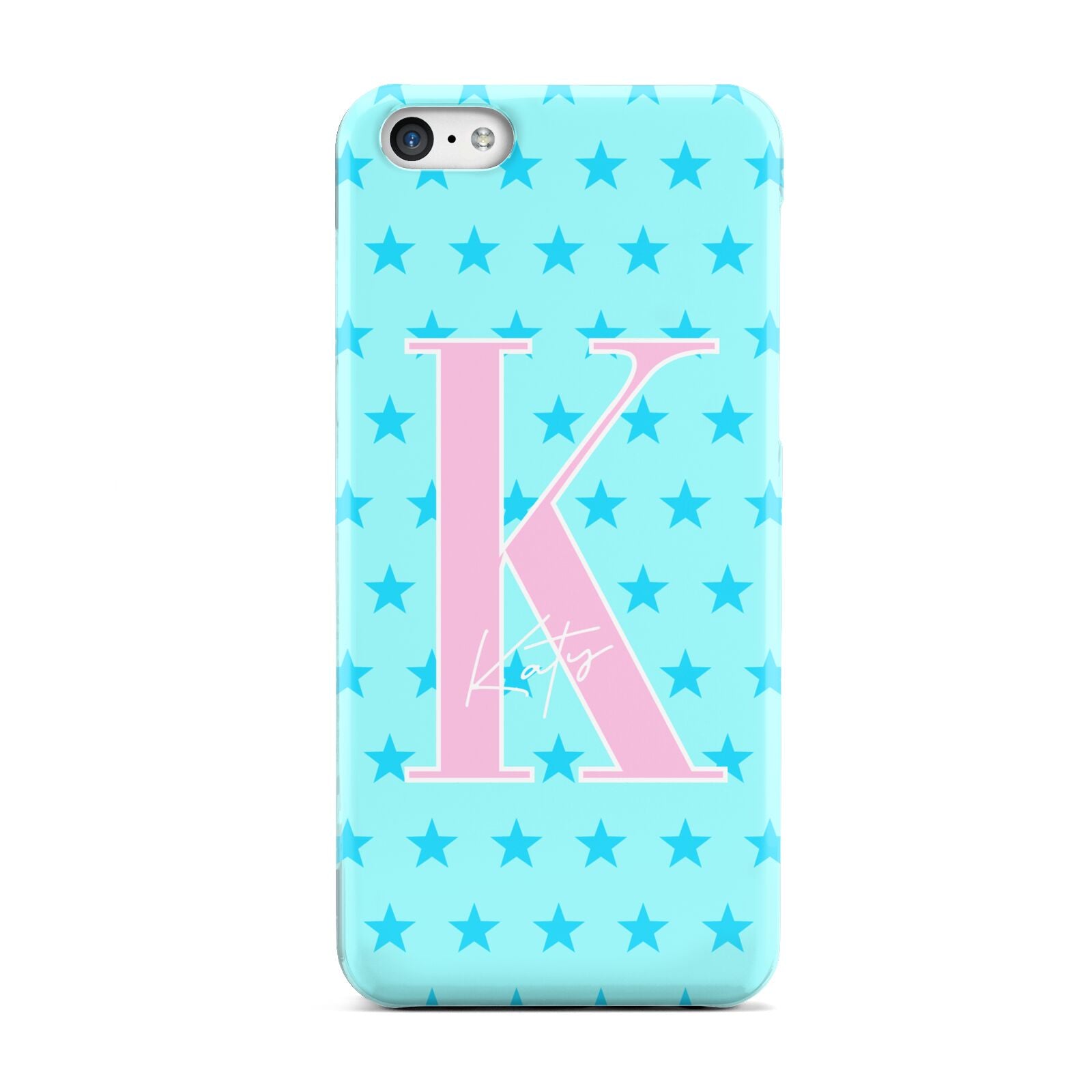 Personalised Blue Stars Apple iPhone 5c Case