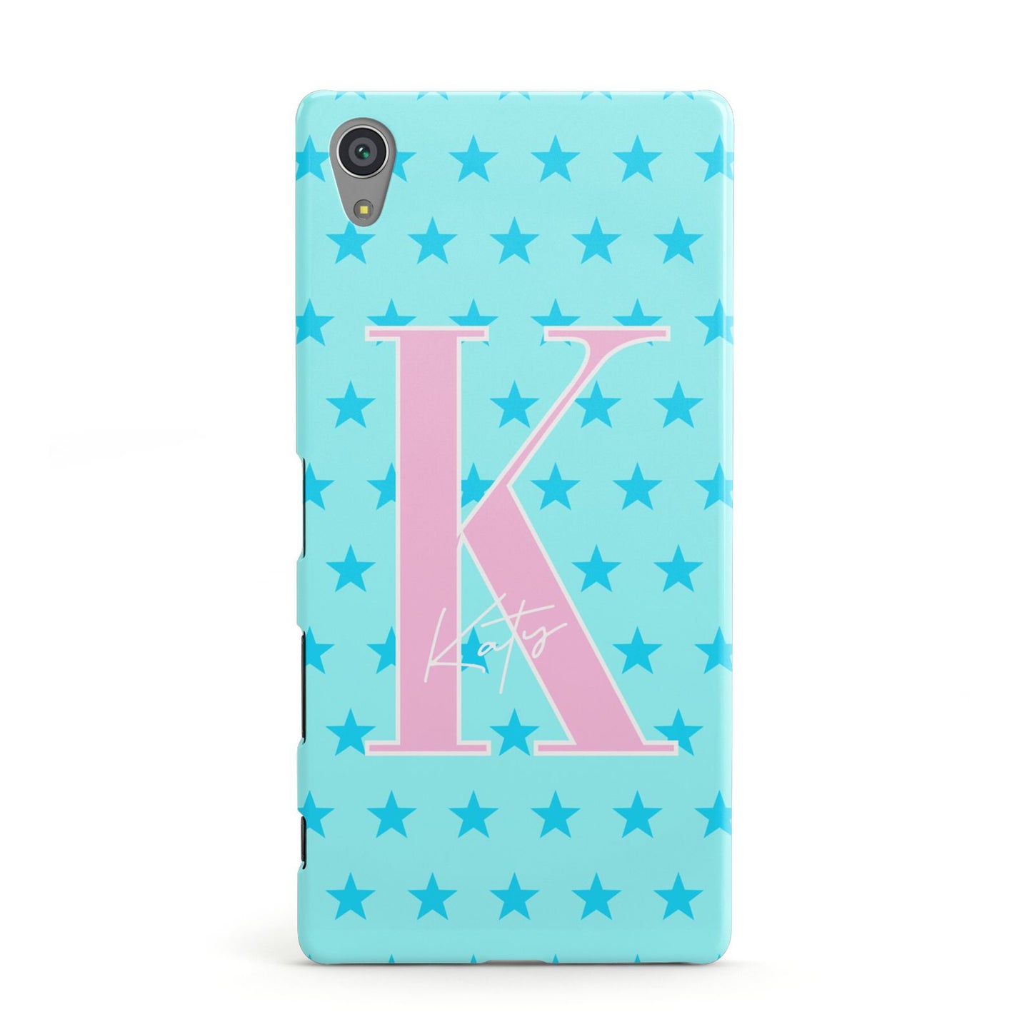 Personalised Blue Stars Sony Xperia Case