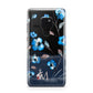 Personalised Blue Watercolour Flowers Huawei Mate 20 Phone Case