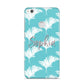 Personalised Blue White Tropical Foliage Huawei P8 Lite Case