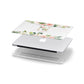 Personalised Blush Floral Monogram Apple MacBook Case in Detail