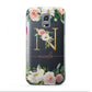 Personalised Blush Floral Monogram Samsung Galaxy S5 Mini Case