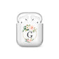 Personalised Blush Floral Wreath AirPods Case