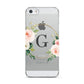Personalised Blush Floral Wreath Apple iPhone 5 Case