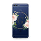 Personalised Blush Floral Wreath Huawei P Smart Case
