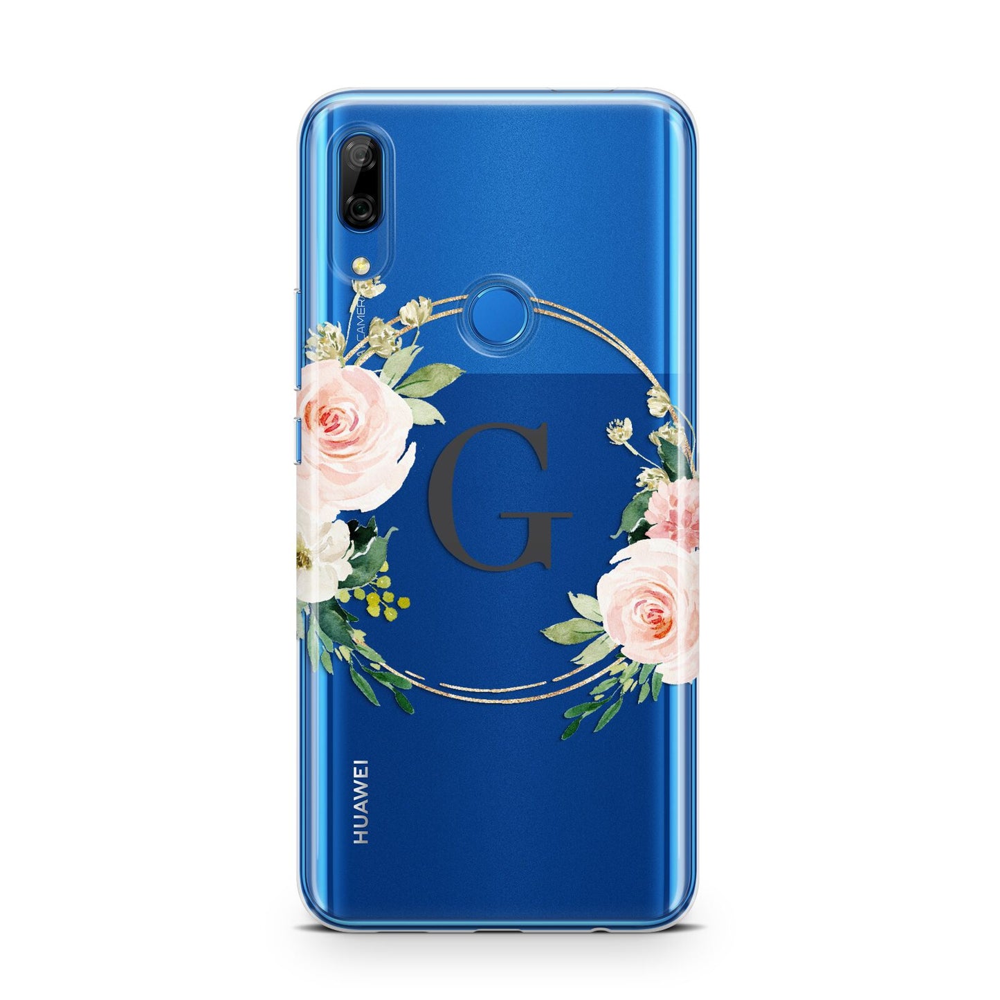 Personalised Blush Floral Wreath Huawei P Smart Z