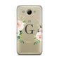 Personalised Blush Floral Wreath Huawei Y3 2017