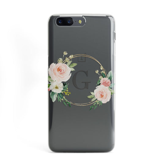 Personalised Blush Floral Wreath OnePlus Case