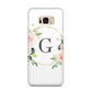 Personalised Blush Floral Wreath Samsung Galaxy S8 Plus Case