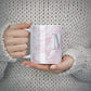 Personalised Blush Marble Initials 10oz Mug Alternative Image 5