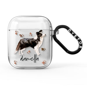 Personalised Border Collie Dog AirPods Case