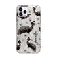Personalised Border Collie Dog Apple iPhone 11 Pro Max in Silver with Bumper Case