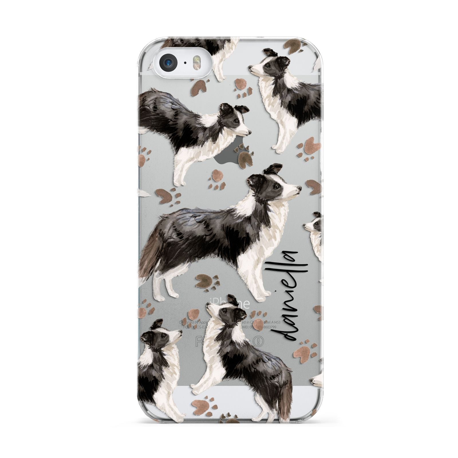 Personalised Border Collie Dog Apple iPhone 5 Case
