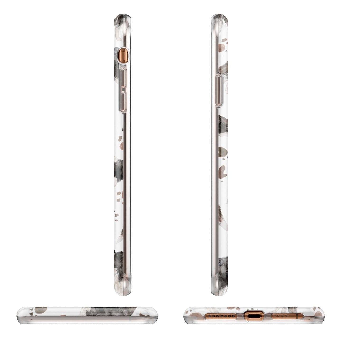 Personalised Border Collie Dog Apple iPhone XS Max 3D Wrap Tough Case Alternative Image Angles