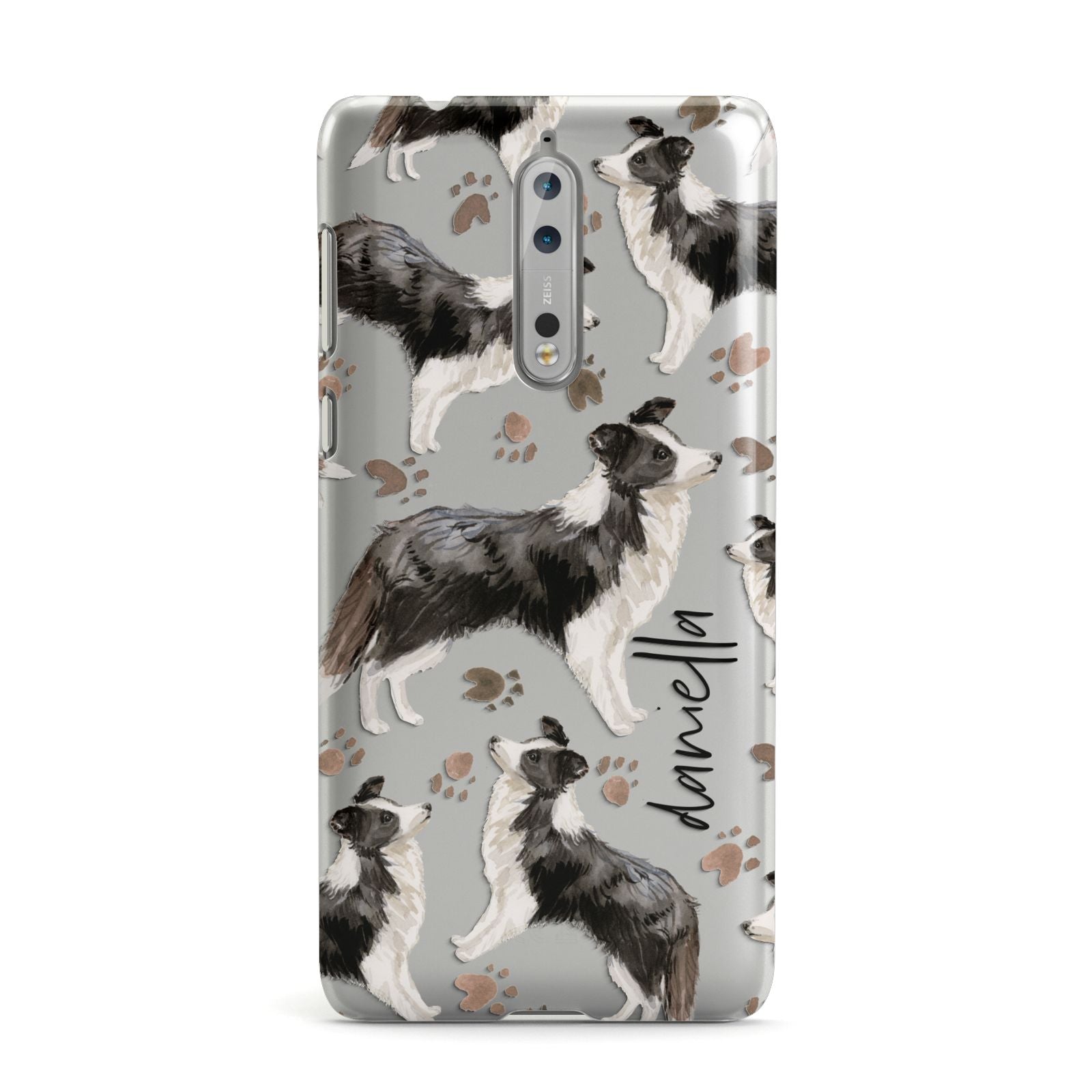 Personalised Border Collie Dog Nokia Case