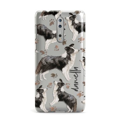 Personalised Border Collie Dog Nokia Case
