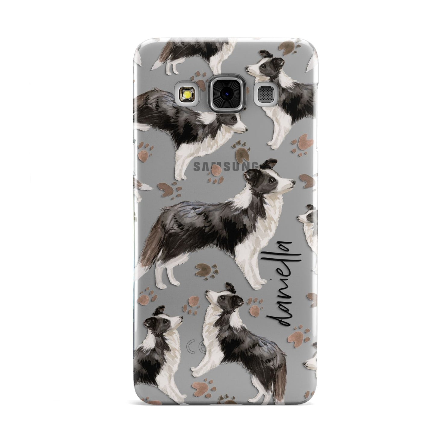 Personalised Border Collie Dog Samsung Galaxy A3 Case