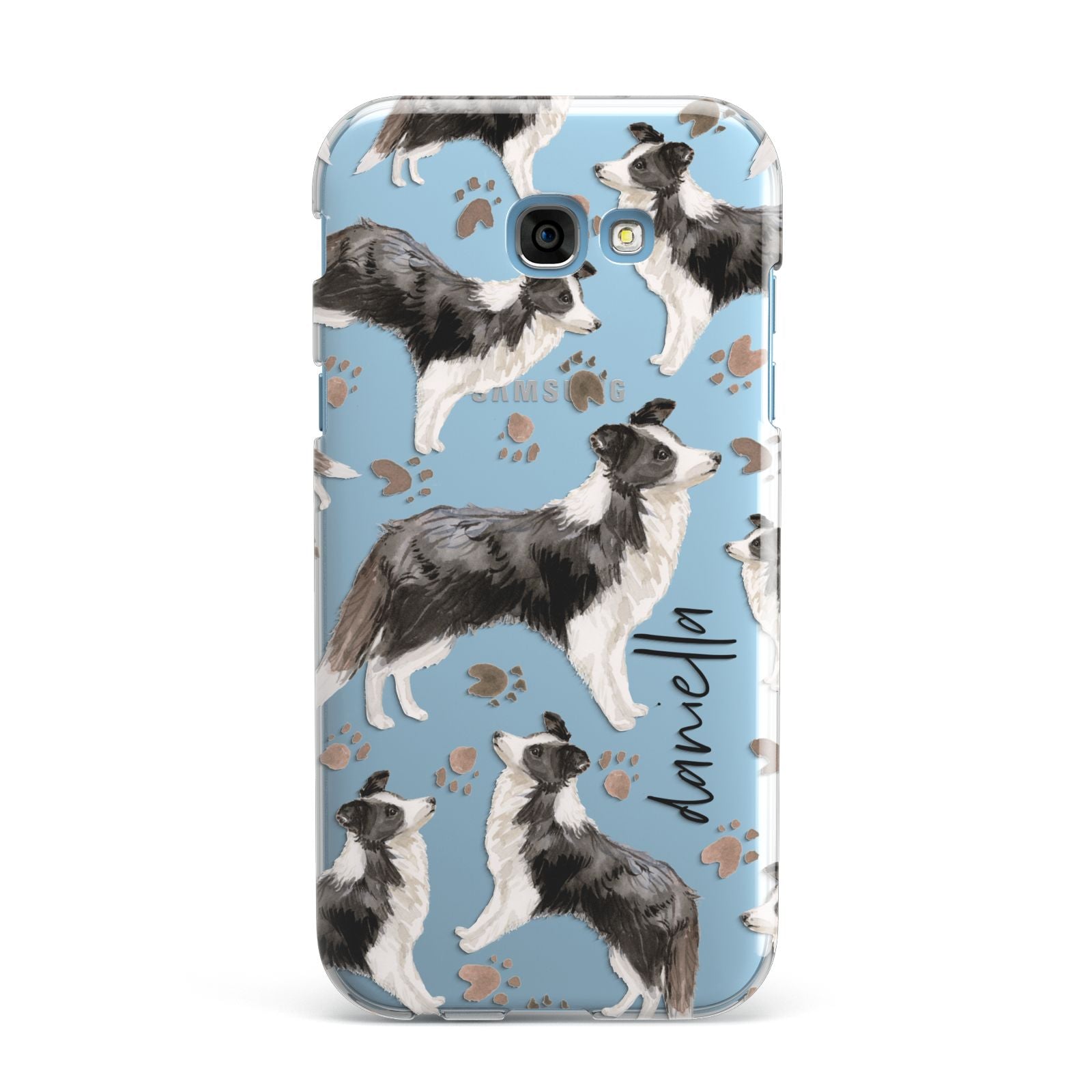 Personalised Border Collie Dog Samsung Galaxy A7 2017 Case
