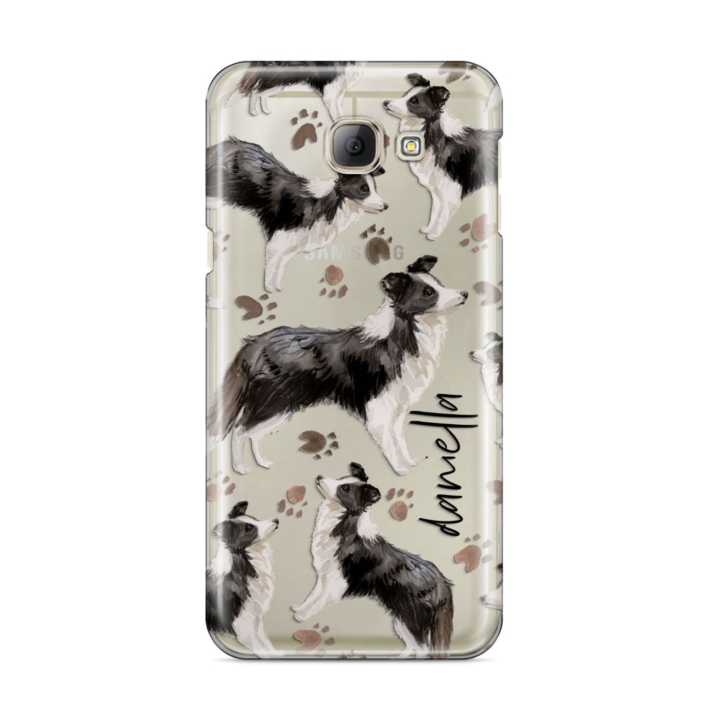 Personalised Border Collie Dog Samsung Galaxy A8 2016 Case